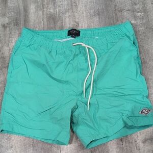 PacSun Men's Teal Swim Trunks Size XL